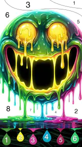 Fluid Color Paint By Number screenshot
