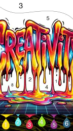 Fluid Color Paint By Number screenshot