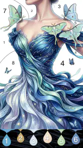 Fluid Color Paint By Number screenshot