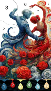Fluid Color Paint By Number screenshot