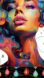 Fluid Color Paint By Number screenshot