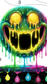 Fluid Color Paint By Number screenshot