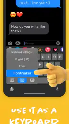 Fontmaker - Font Keyboard App screenshot