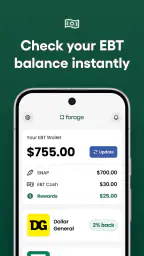 Forage EBT Balance & Rewards screenshot