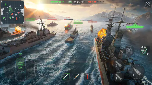 Force of Warships: War Games screenshot