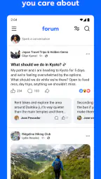 Forum, a Facebook app screenshot