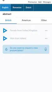 Forvo Pronunciation Guide screenshot