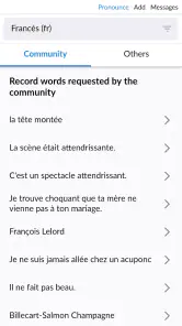 Forvo Pronunciation Guide screenshot