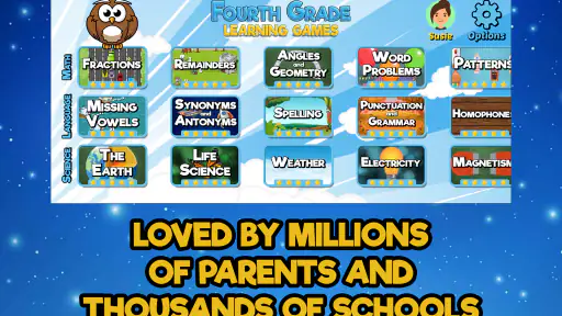 Fourth Grade Learning Games screenshot