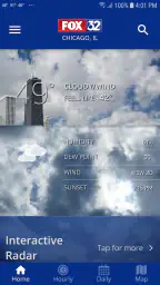 FOX 32 Chicago: Weather screenshot