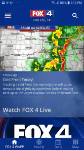 FOX 4: DFW WAPP - Weather screenshot