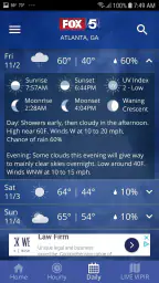 FOX 5 Storm Team Weather Radar screenshot