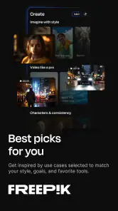 Magnific - AI Video & Image screenshot