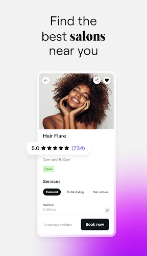 Fresha for customers screenshot