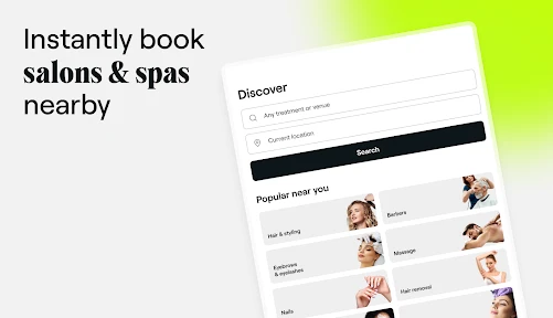 Fresha for customers screenshot