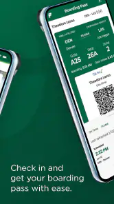 Frontier Airlines screenshot