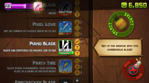 Fruit Ninja Classic+ screenshot