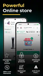 Ganvent Create an online store screenshot
