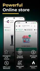 Ganvent Create an online store screenshot