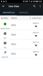 Garmin ActiveCaptain® screenshot