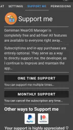 GeminiMan WearOS Manager screenshot