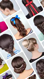 Girls Hairstyle Step By Step screenshot