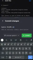 GitHub screenshot