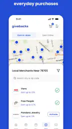 Givebacks screenshot