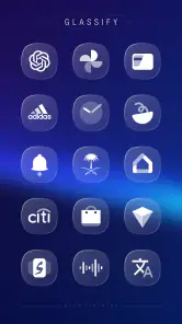 Glassify Glass Icons screenshot