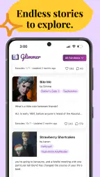 Glimmer: Interactive Fanfics screenshot