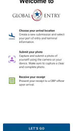 Global Entry screenshot