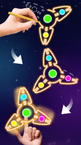 Glow Art: Finger Spinner screenshot
