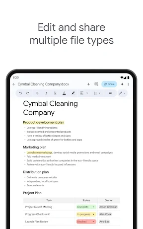 Google Docs screenshot