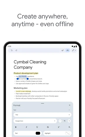 Google Docs screenshot