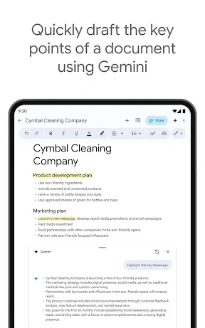 Google Docs screenshot