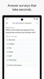 Google Opinion Rewards screenshot