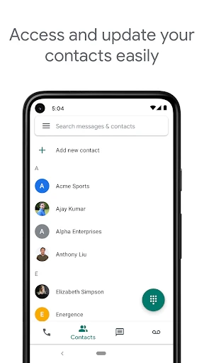 Google Voice screenshot