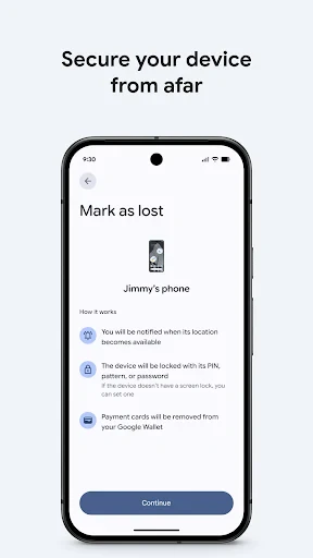 Google’s Find Hub screenshot