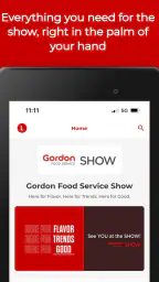 Gordon Food Service Shows screenshot