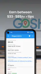 GoShare: Drive, Deliver, Earn screenshot