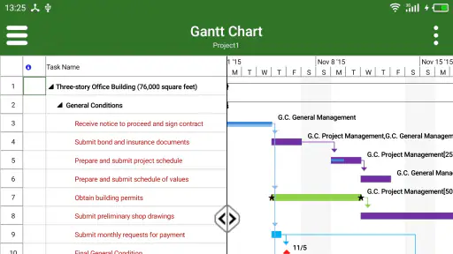 gProjectViewer screenshot