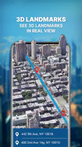 GPS Navigation: Road Map Route screenshot