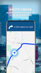 GPS Navigation: Road Map Route screenshot