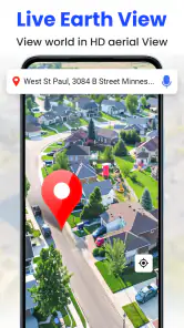 GPS Satellite Live Earth Map screenshot