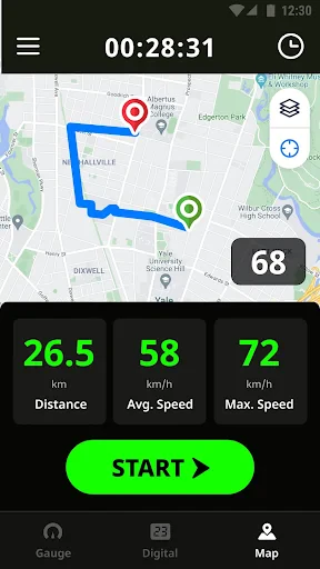 GPS Speedometer & Odometer screenshot