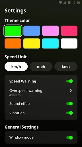 GPS Speedometer & Odometer screenshot