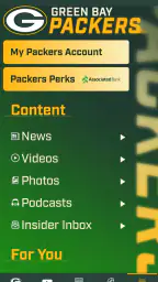 Green Bay Packers screenshot