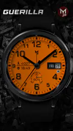 GUERILLA - Analog watch face screenshot