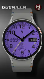 GUERILLA - Analog watch face screenshot