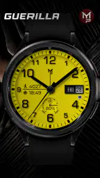 GUERILLA - Analog watch face screenshot